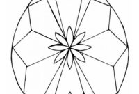 diamond coloring page diamond coloring page