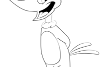 woody woodpecker coloring page