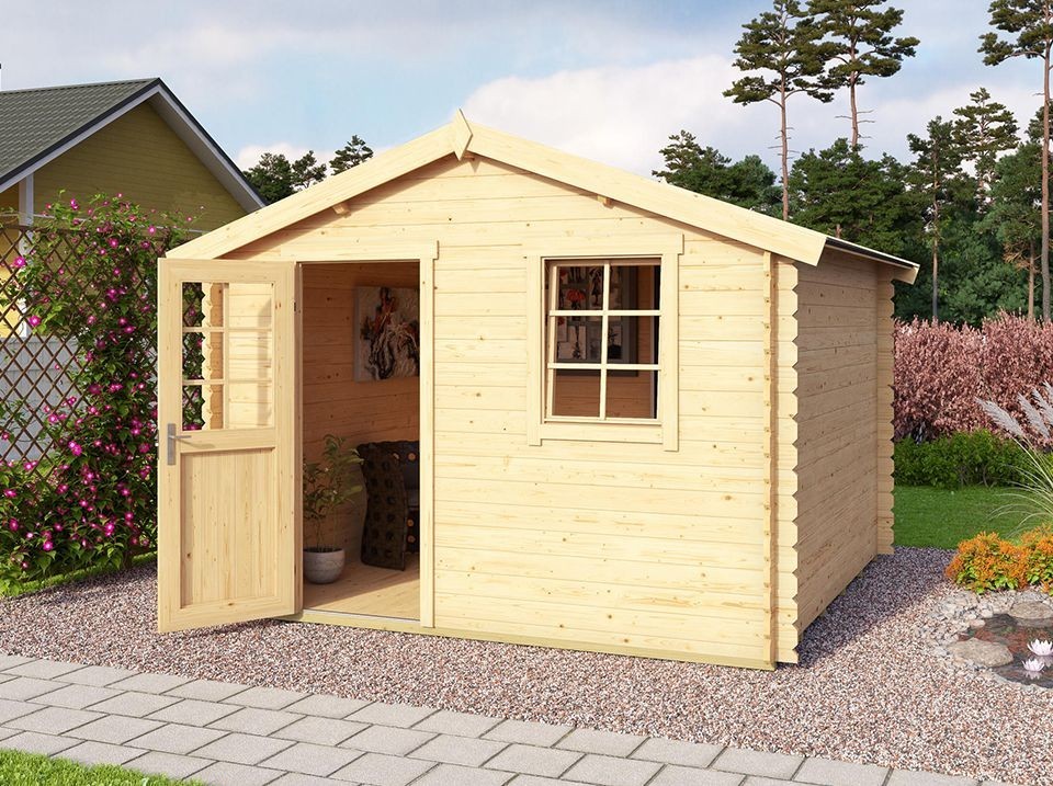 Abri de jardin CHESTER 9m2 - 28mm