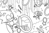 sonic tails and knuckles coloring pages