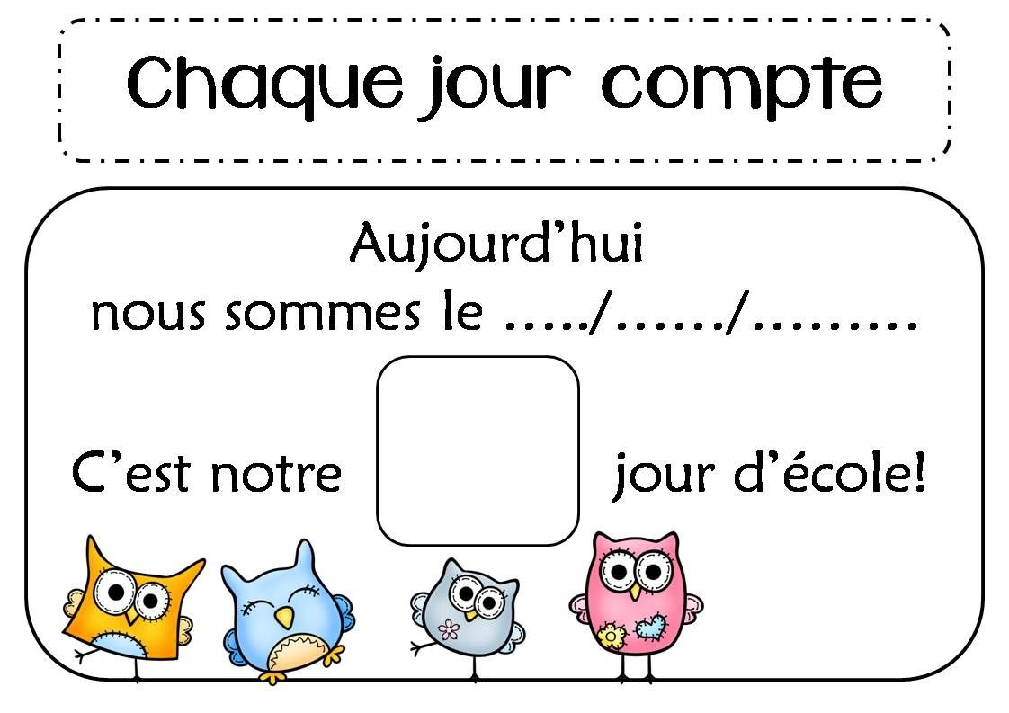 rituel: le nombre du jour - Crapouilleries | Nombre du jour, Jours d