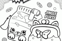 cute shopkins colouring pages