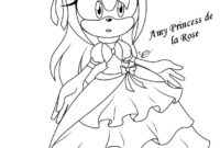 princess amy rose coloring pages princess amy rose coloring pages