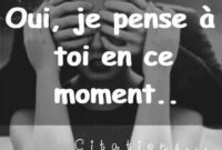 je pense a toi chanson