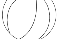 printable beach ball coloring page