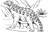 ankylosaurus coloring page ankylosaurus coloring page