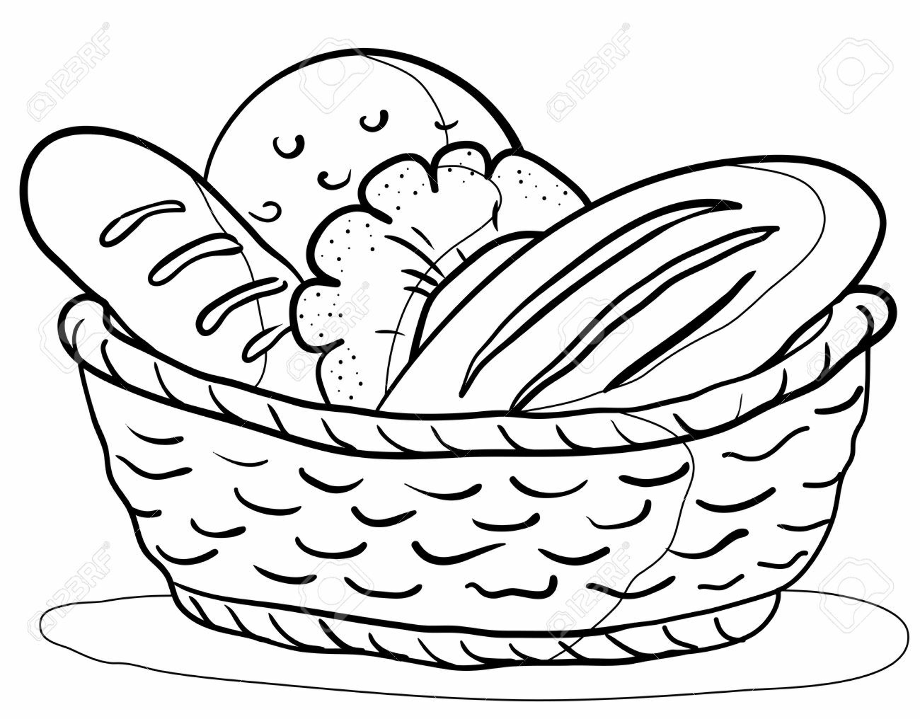 Download High Quality bread clipart coloring Transparent PNG Images