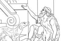 rich man and lazarus coloring page rich man and lazarus coloring page