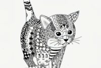 cat mandala coloring pages cat mandala coloring pages