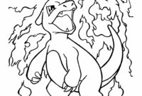 pokemon coloring pages charmander