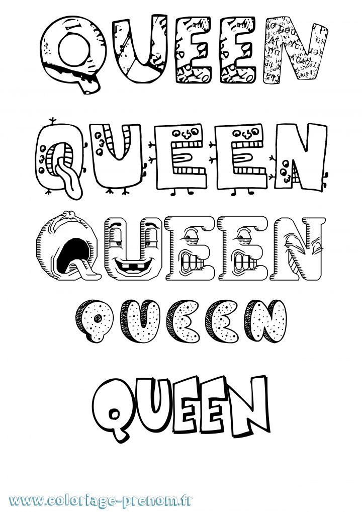 Dessin Coloriage Eva Queen - Arouisse.com