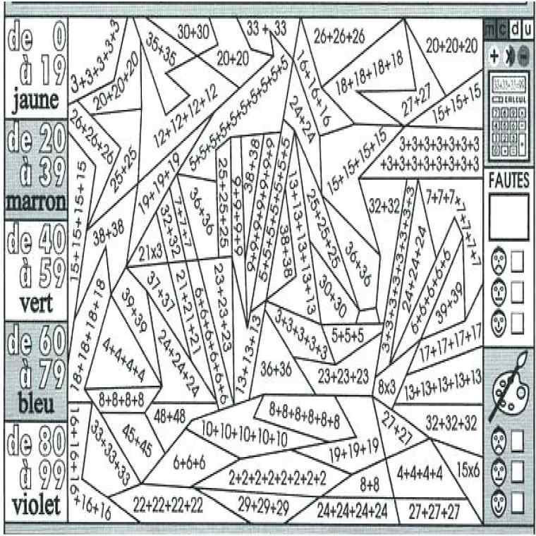 TOP20+ Coloriage Magique A Imprimer Cm2 Images – Voyager en Solo