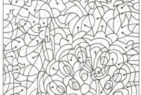coloriage code couleur adulte a imprimer