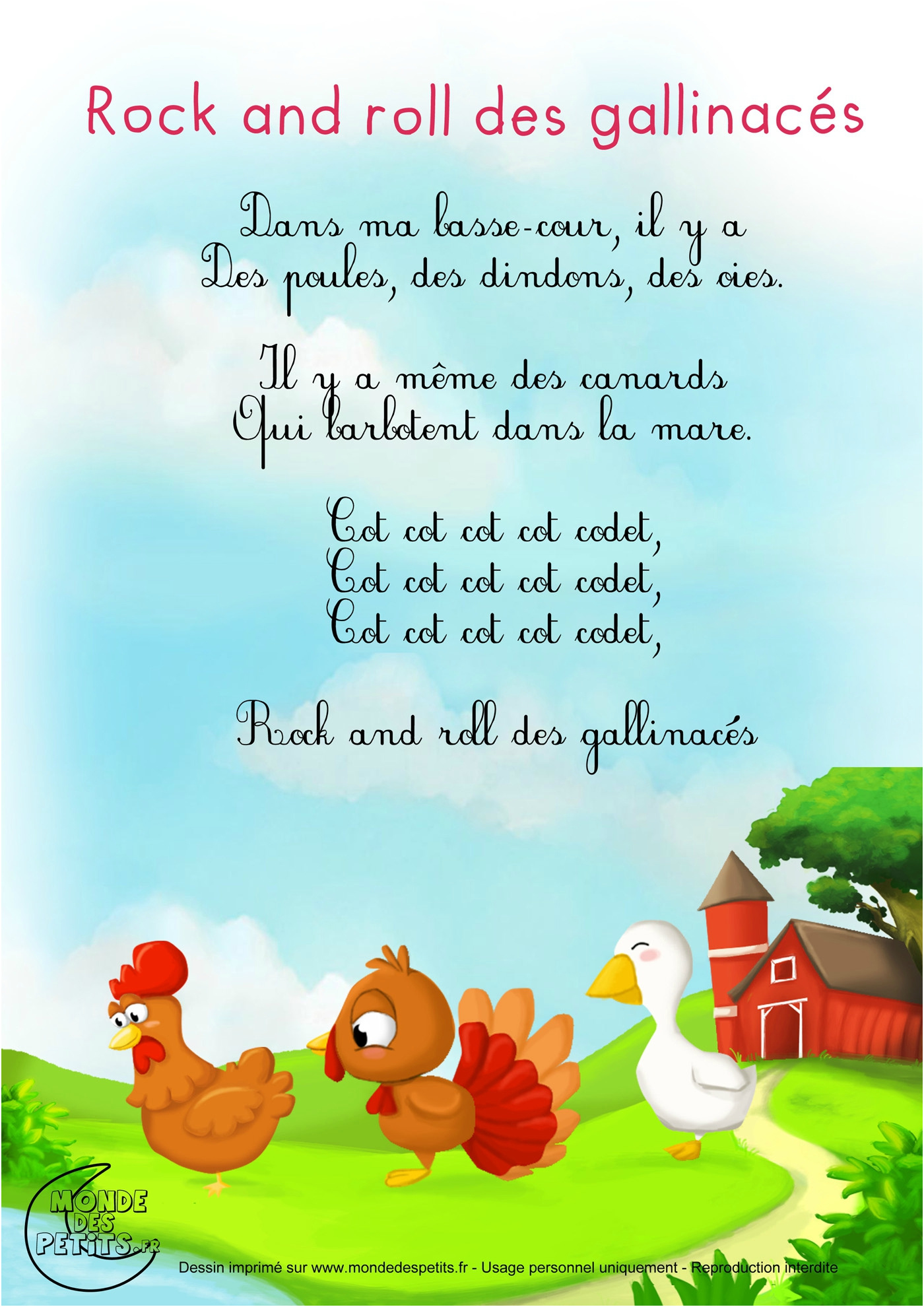 15 Qualifié Comptines Pour Enfants Pics - COLORIAGE