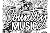 country music coloring pages