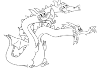 cuphead bosses coloring pages