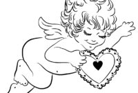 printable cupid coloring pages