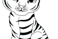 tiger cub coloring pages