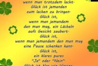 poesie spruche gluck