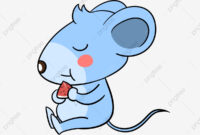 dessin anime avec une souris