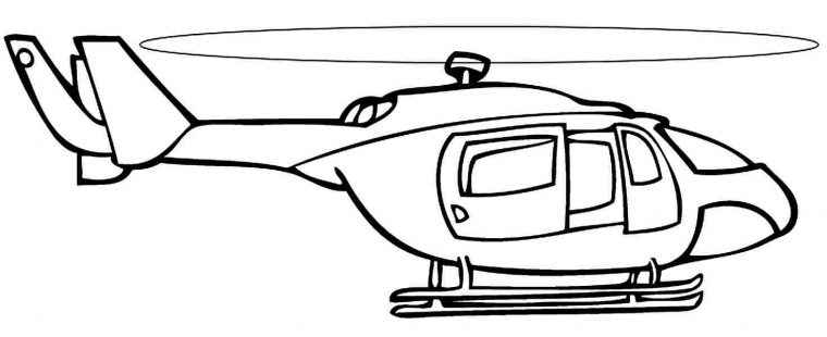 printable helicopter coloring pages