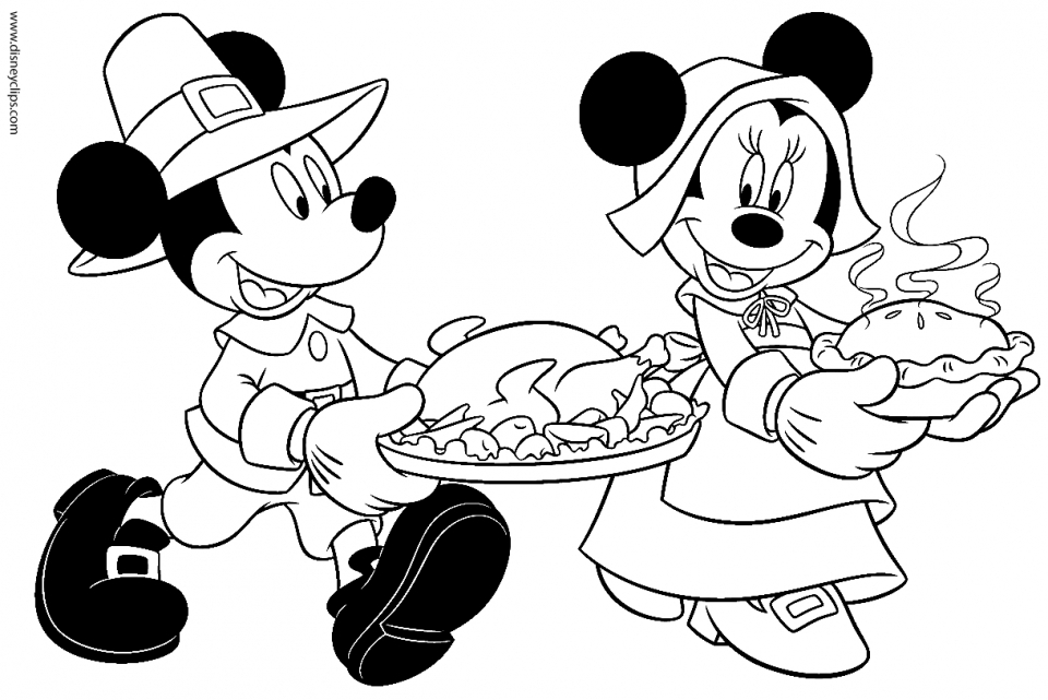 Get This Disney Thanksgiving Coloring Pages for Kids 86316