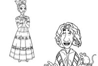 bruno encanto coloring page bruno encanto coloring page