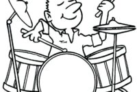 drum coloring pages
