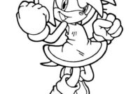 sonic coloring pages amy