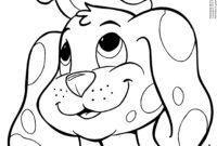 easy puppy coloring pages easy puppy coloring pages