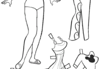 princess paper doll coloring pages