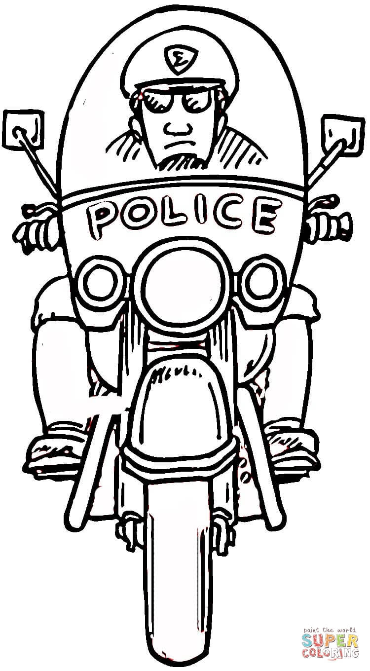 Free Kids Police Officer Coloring Pages - Coloring Home