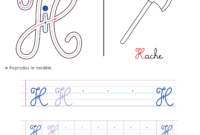 lettre en cursive majuscule