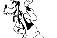 goofy coloring pages goofy coloring pages