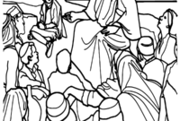 disciples coloring page disciples coloring page