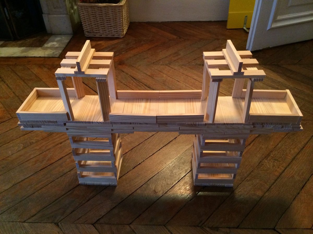 Le Grand Pont | Kapla, Enfant concernant Construction Facile Kapla