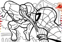venom spiderman coloring page venom spiderman coloring page