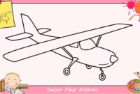 avion dessin facile