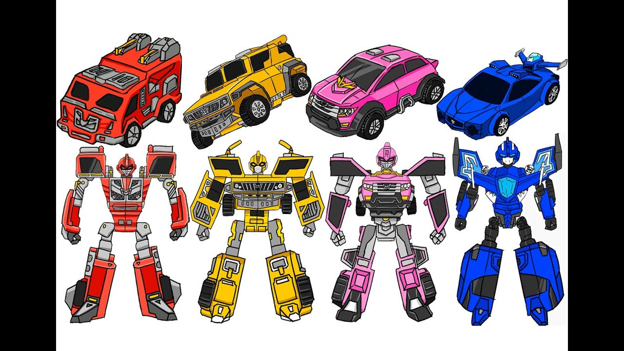 Miniforce Coloring Pages Printable