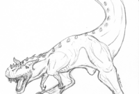 carnotaurus coloring page carnotaurus coloring page