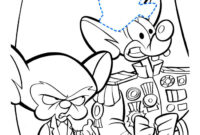 pinky and the brain coloring pages pinky and the brain coloring pages