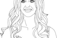 coloriage chanteuse coloriage chanteuse