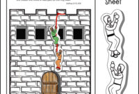 rahab and the spies coloring page rahab and the spies coloring page