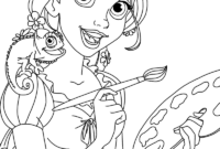 coloring rapunzel coloring rapunzel