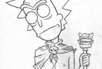 rick coloring pages rick coloring pages
