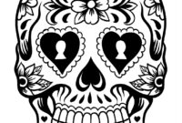 day of the dead coloring pages