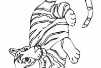 dessin a colorier facile tigre dessin a colorier facile tigre