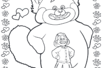 printable coloring turning red coloring pages