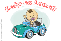 voiture bebe dessin anime