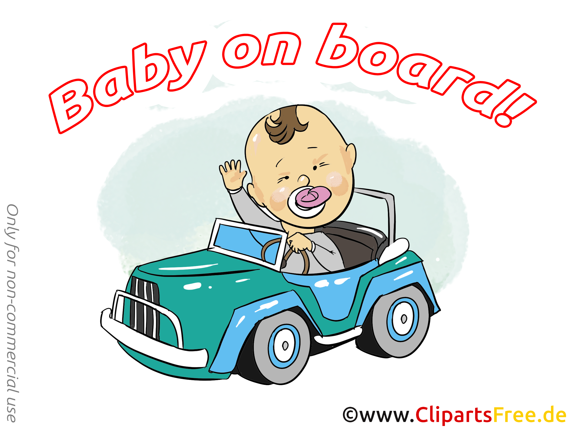 Voiture dessin gratuit – Bébé à bord image - Bébé à bord dessin